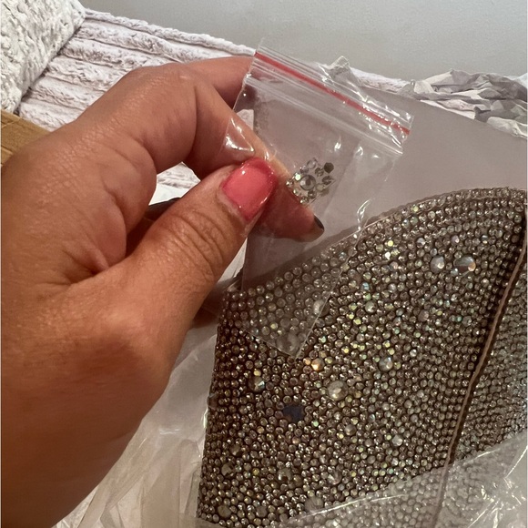 Matisse Rhinestone Clear Taylor Cowboy Boots - Picture 2 of 5